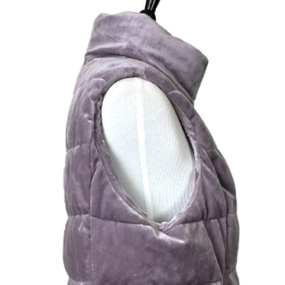 Zeroexposur New Vest Winter Quilted Puffer Zip Front Lavender Women’s Size Large - Picture 7 of 13